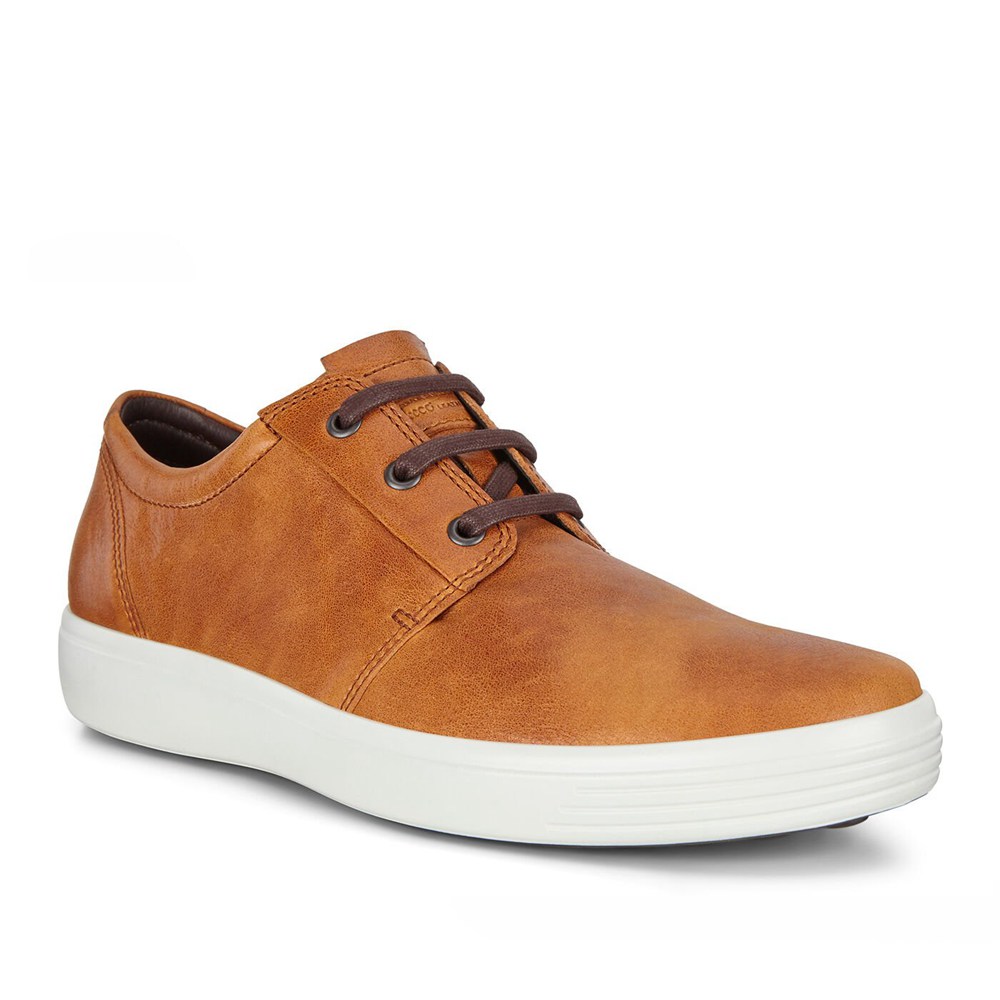 Zapatos Derby Hombre - ECCO Soft 7S - Marrom - OLM578123